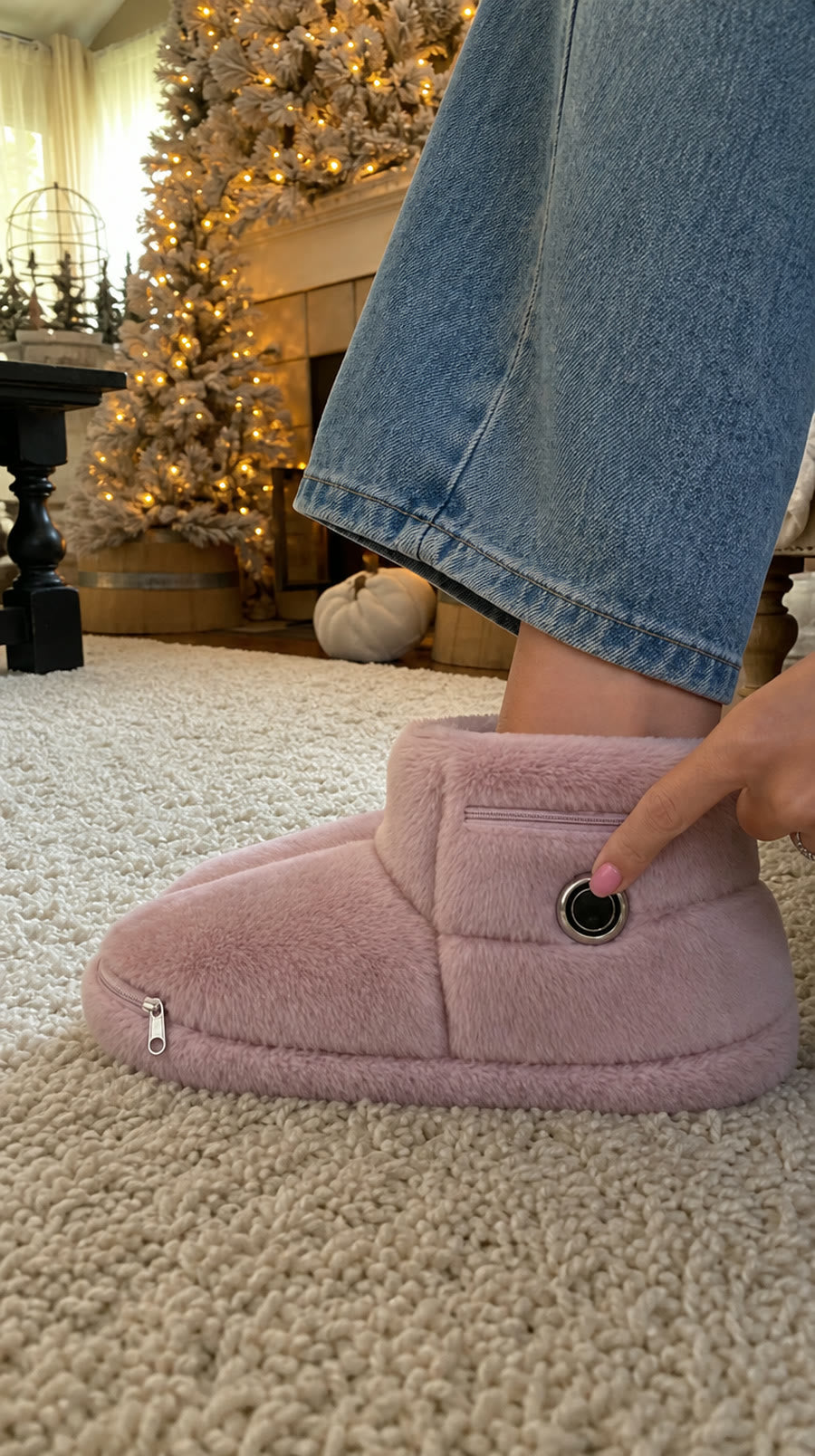 Pressing the Snugglow heat button