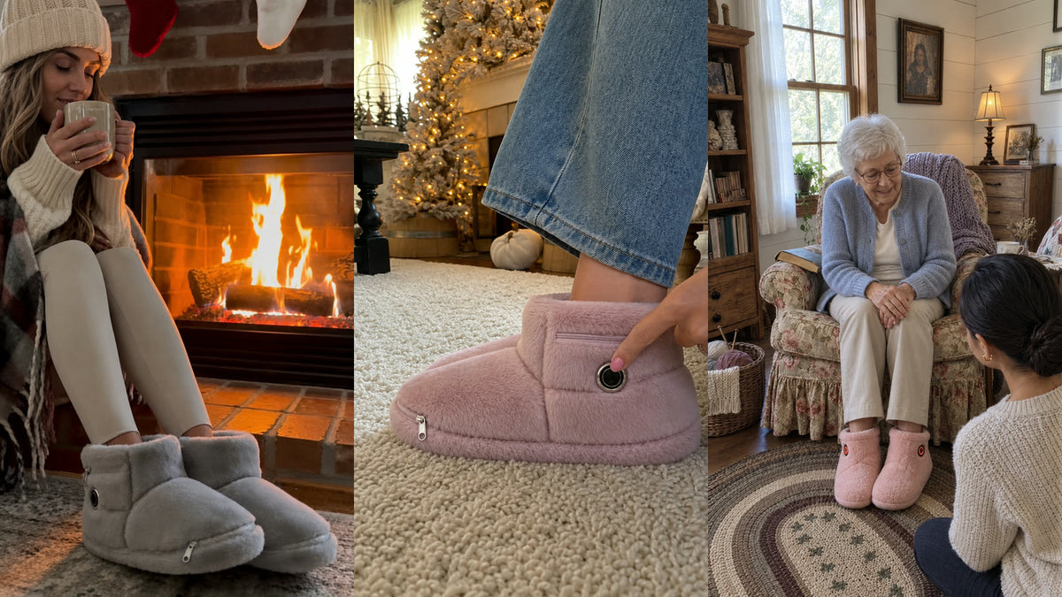 Snugglow heated slippers